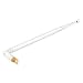 Produktbild TOOGOO Metall Abschnitt 7 Teleskopisch AM FM Radio Antenne 75cm Laenge Silber