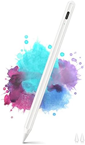 YLSCI Stylus Pen for iPad with Palm Rejection, iPad Pen with Pen Case, Compatible with iPad Pro (11"/12.9"), iPad 6/7/8, iPad Air 3/4, iPad Mini 5