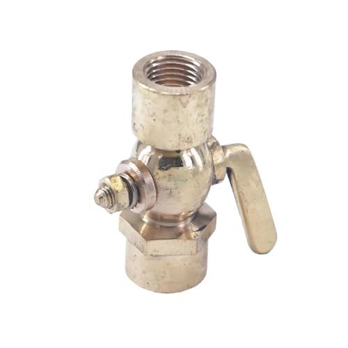 Robinet d'arrêt 1/4" en laiton pour gazole et air comprimé - 2