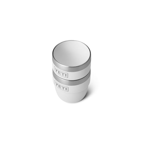 Image of YETI Rambler 4 oz Stackable Cup, Stainless Steel, Vacuum Insulated Espresso /Coffee Cup, 2 Pack