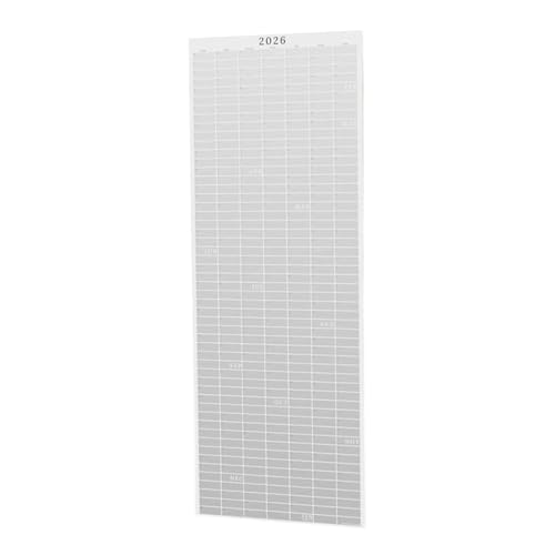 Calendario de pared 2026 grande de 91x30 cm planificador anual para oficina