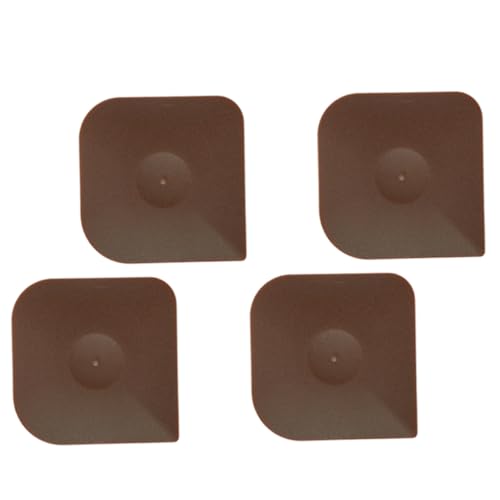 TOGEVAL 4 pièces Grattoirs Multifonctions pour Casseroles Lot de Outils Portables PC pour Nettoyer Poêles Planchas Plats et Pâte Racloir de Cuisine Compact et Pratique