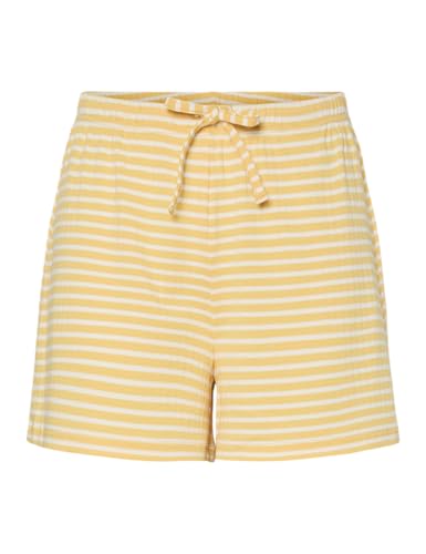 Short Pcsoffi Hw Wide femme taille haute fluide en maille