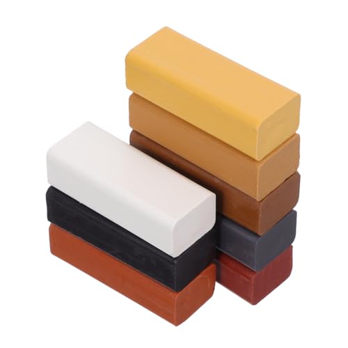 Angoily Wood Floor Wax Filler Sticks 8pcs Hard Furniture Repair Resin Material Versatile for Seamless Finish