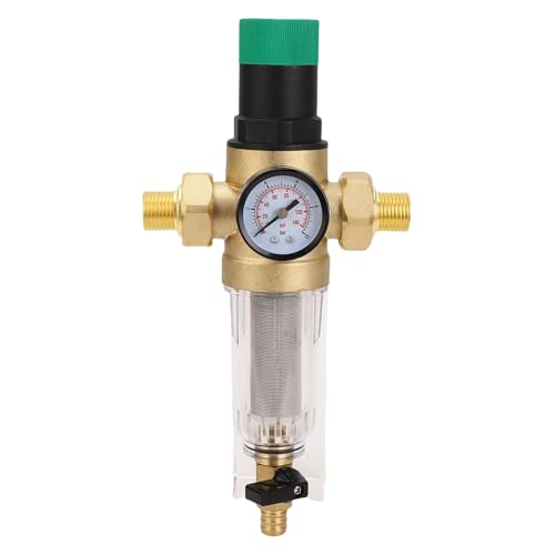 Régulateur de pression d'eau avec filtre lavable LiebeWH anti haute température
