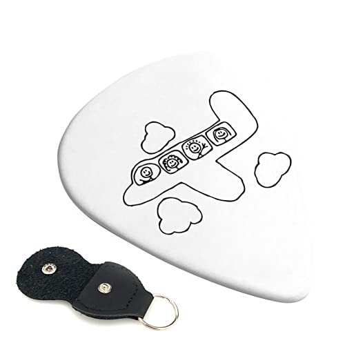 ASDTEHCY Lot de 6 médiators en celluloïd pour guitare électrique acoustique basse ou ukulélé - Les Beatles, Paul McCartney, John Lennon, RIngo Starr, George Harrison ASDTEHCY Lot de 6 médiators en celluloïd pour guitare électrique acoustique basse ou ukulélé