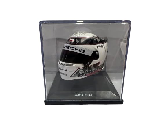 1/5 Scale Mini Helmet, Kevin Estre, Porsche Motorsport, WEC 2022, with Display Case