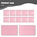 10Pcs 3D Wall Sticker Soft Foam Panels Home Decor Self-Adhesive Tile For Home Decor, Tile Stone Brick Design, Soft Foam Panels Easy Peel, No Tools Needed(Pink)
