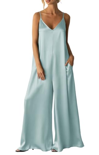 Satin Wide Leg Jumpsuit