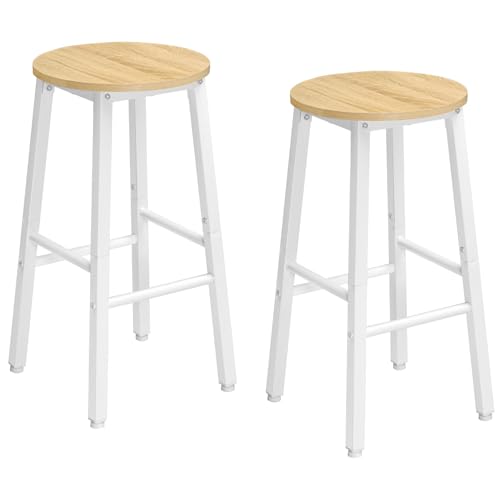 HOOBRO Barhocker 2er Set, Barstühle, Küchenstühle, hoher...