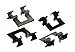 Carlson Quality Brake Parts P1093 Brake Pad Installation Kit