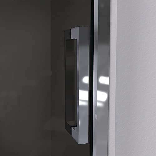 DreamLine Mirage-Z 56-60 in. W x 58 in. H Frameless Sliding Tub Door in Chrome - Thumbnail 3