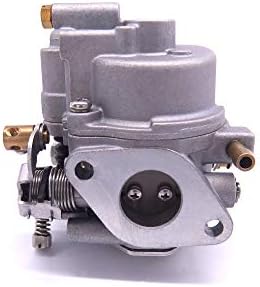 Kipa Carburetor Replacement For Yamaha 9.9HP Outboard Motors - Complete Kit With Fuel Filter & Lines