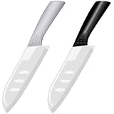 Rynal Ceramic Knife Set of 2, Black & Grey