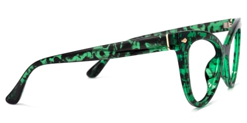 Image of VOOGLAM Cat Eye Blue Light Blocking Glasses for Women Anti UV Eyestrain Eyewear Maite OP02131