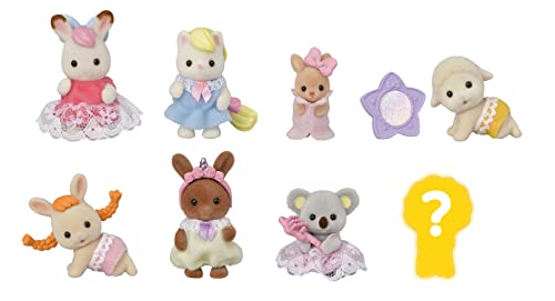 Calico Critters Baby Fun Hair Series Blind Bag, Surprise Set Including Doll Figure and Accessory (Includes 1 Bag, Styles Vary)