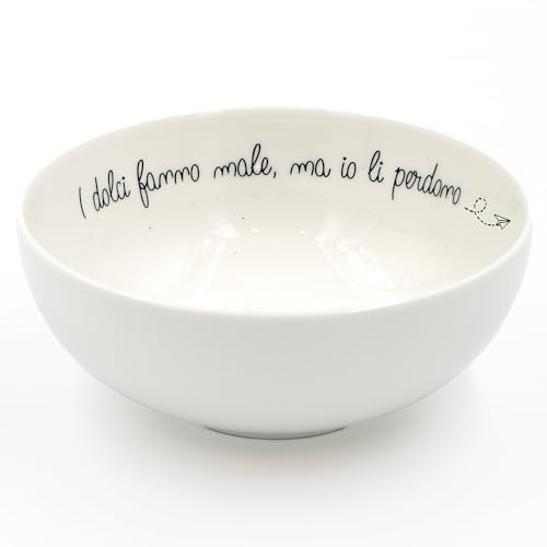 LA PORCELLANA BIANCA - Gli Onesti Ciotola Cereali ⌀ 14 cm, Porcellana