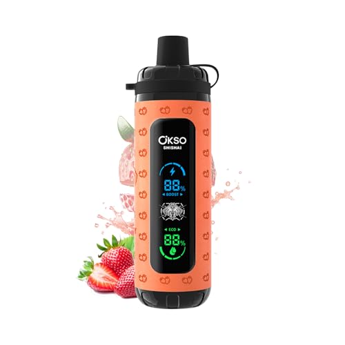 �d�q�^�o�R �g���̂� OKSO Shisha Max 40000 �� �x�C�v �{�� vape �V�[�V�� DTL �x�ɒ��B �����^�� 800mAh �[�d�� 2 �̃��[�h �h�o�L���b�v�t�� �G�A�t���[�����\ �։��p�C�| �։��O�b�Y �����C�^�o�R �l�C �j�R