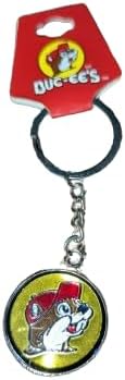 Beaver Mascot Metal Key Chain