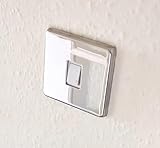 Light Switch Cover Plate Conversion in Victorian Chrome Single/Double Stick on (Single Switch Cover Plate) - Image 5
