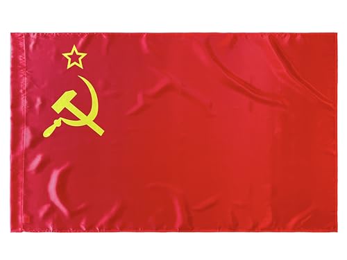Durabol Bandera Roja Unión Soviética URSS Comunista Rusia 150 x 90 cm Satén