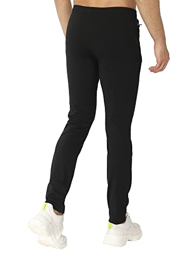 Image of DYCA by Bodycare Men's Cotton Track Pant - Casual Straight Fit Sports Joggers for Gym, Running, Workout, Lounge Wear for Men