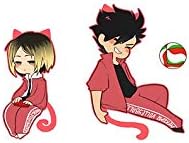HZ Graphics Haikyuu!! Kenma, Kuroo Vinyl Decal Wall Laptop Bumper Sticker 5"