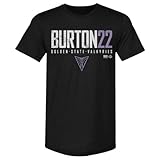 500 LEVEL Veronica Burton Golden State Valkyries Elite Men's Premium T-Shirt (Tri Black, Medium)