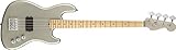 Fender Flea Jazz Bass Active Inca Silver w/Aguilar OBP-1 Preamp w/Hardshell Case