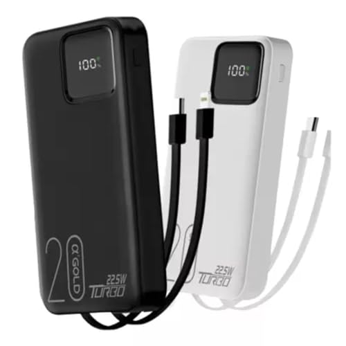 Power Bank Turbo 22.5W - Carregador Portátil Ultra Rápido 10000mA...