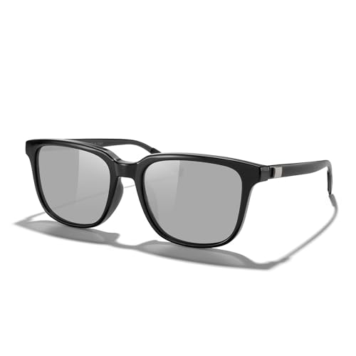 Unisex Rectangle Polarized Sunglasses Vintage Sun Glasses For Men/Women Aluminum Legs