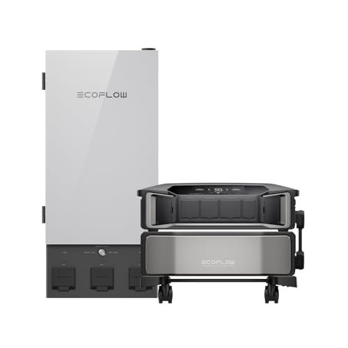 EF ECOFLOW DELTA Pro Ultra and Smart Home Panel, 6000Wh Power Station, Expandable to 90kWh, 7200W AC Output, 2-Hour Full Charge Lifepo4 Home Battery Backup Solar Generator for RV and Off-Grid Use : Patio, Lawn & Garden