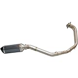 Full Exhaust Systems Pipe Middle Pipe Slip On For YAMAHA R25 R3 2014 2015 2016 MT03 MT-25 With Muffler Carbon Fiber Exhaust
