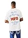 True Religion Men's Short Sleeve Chain Embroidered Tee – Stylish Design with Premium Embroidery- Optic White - Large