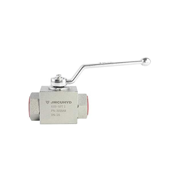 JMCUHYD Hydraulic Ball Valve KHB 1 Inch NPT 4568 PSI Shutoff High