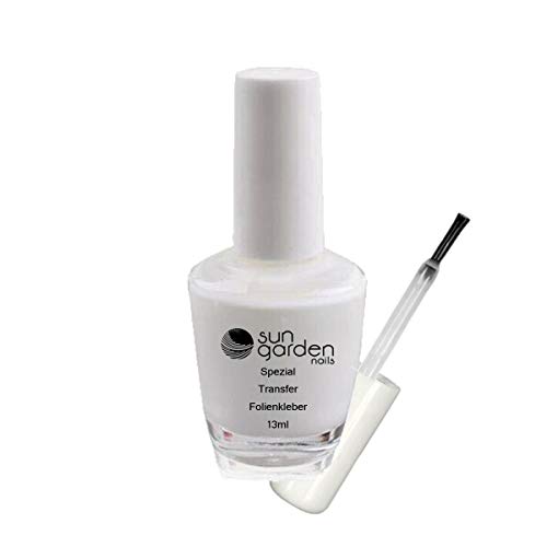 Spezial Nagelfolien Kleber 13 ml - Kleber für Transfer Nagelfolie Nagel Folie – Nagelfolienkleber für Fingernägel… – Bild 2