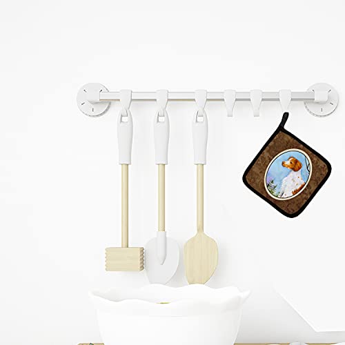 Soportes para ollas Caroline's Treasures Setter, par de tela multicolor SS8663PTHD 3