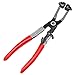 JMMRRR 45Â° Angled Flat Band Hose Clamp Pliers, Hose Clamp Plier for Removal and Installation of Ring-type or Flat-band Hose Clamps, Hose Clamp Plier Swivel Flat Band