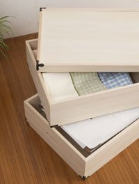 Amazon｜桐衣装箱 深型2段 高さ34cm (幅91cm×奥行42cm) 桐天然木 日本