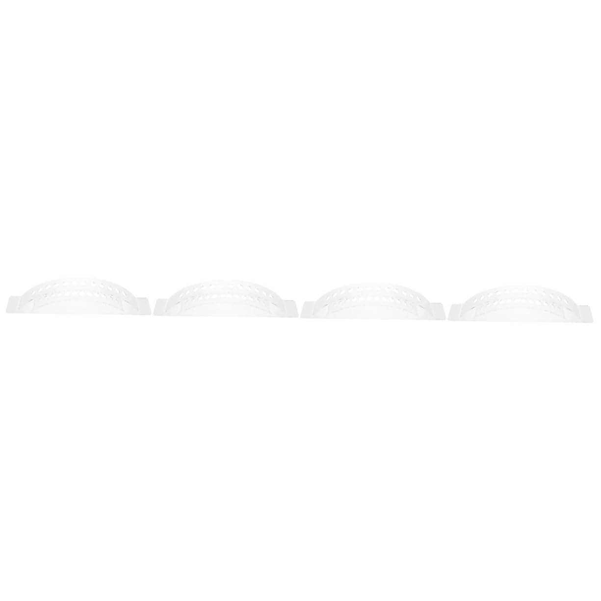 Baluue 4piezas Soporte Acrílico Para Lápices De Maquillaje Organizador De Pinceles y Lápices De Cejas Diseño Arqueado Para Escritorios y Mesas De Maquillaje Compartimentos