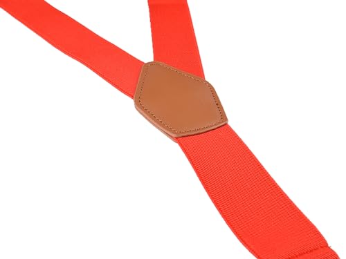Image of Suspenders for Men Button End Adjustable Y-Back Elastic 47 Inches