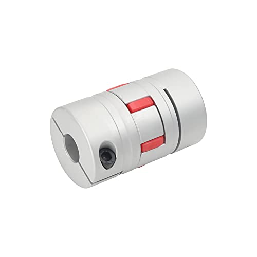 Fielect Shaft Coupling 12.7mm to 12.7mm Bore L66x40D Flexible Coupler Joint for Servo Stepped Motor