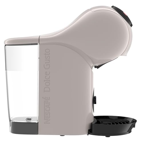 Krups Nescafé Dolce Gusto Genio S Kaffeekapselmaschine, abnehmbarer Wassertank 0,8 Liter, heiße und kalte Getränke, 1500 Watt, 15 bar Pumpendruck, Eco-Modus, besonders kompakt, Taupe, KP243AF0 – Bild 5