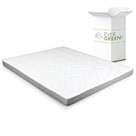 EVERGREENWEB - Materasso per Divano Letto 140x190 cm Materasso Ortopedico in Waterfoam Alto 12 cm ergonomico per prontoletto con Rivestimento Anallergico Bianco - DAYBED