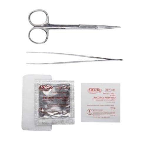 Suture Removal Kit w/ Littauer Scissors, Sterlie