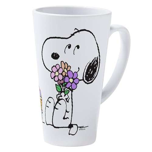 Taza Latte Snoopy 17 oz CafePress miniatura 2