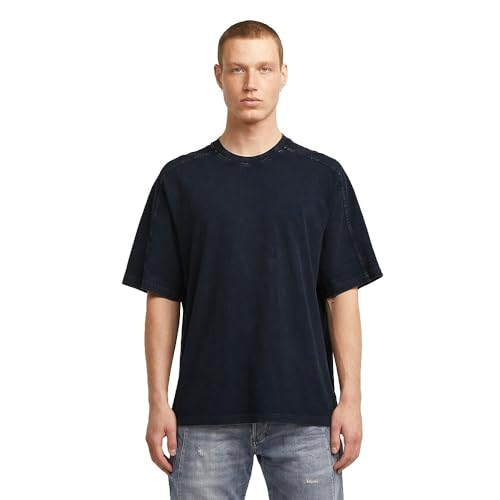 Estilo y comodidad para ti. Esta camiseta azul con corte boxy es perfecta para tu día a día. Material suave y ajuste ideal para que te sientas genial. Consigue el look que buscas sin esfuerzo.