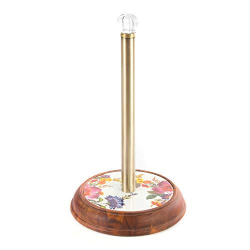 Mackenzie-Childs Flower Market Paper Towel Stand, Paper Towel Holder For Kitchen, White #TOP19