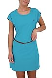 Unifarbenes Damenkleid in figurnaher Passform aus weichem Jerseymaterial