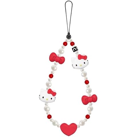 Cartoon Beaded Phone Lanyard Charm thumbnail